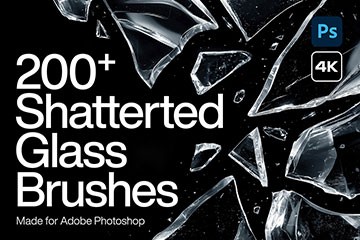 200+��ʵ���鲣��Ч��Photoshop��ˢ