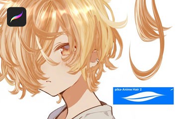 Procreate������˿������ˢ