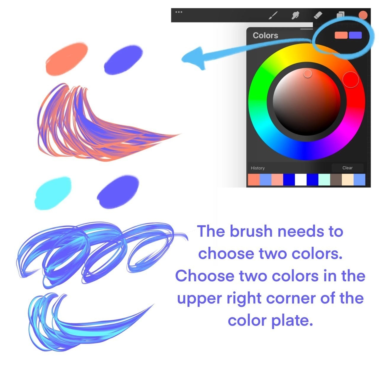 Procreate������˿������ˢ