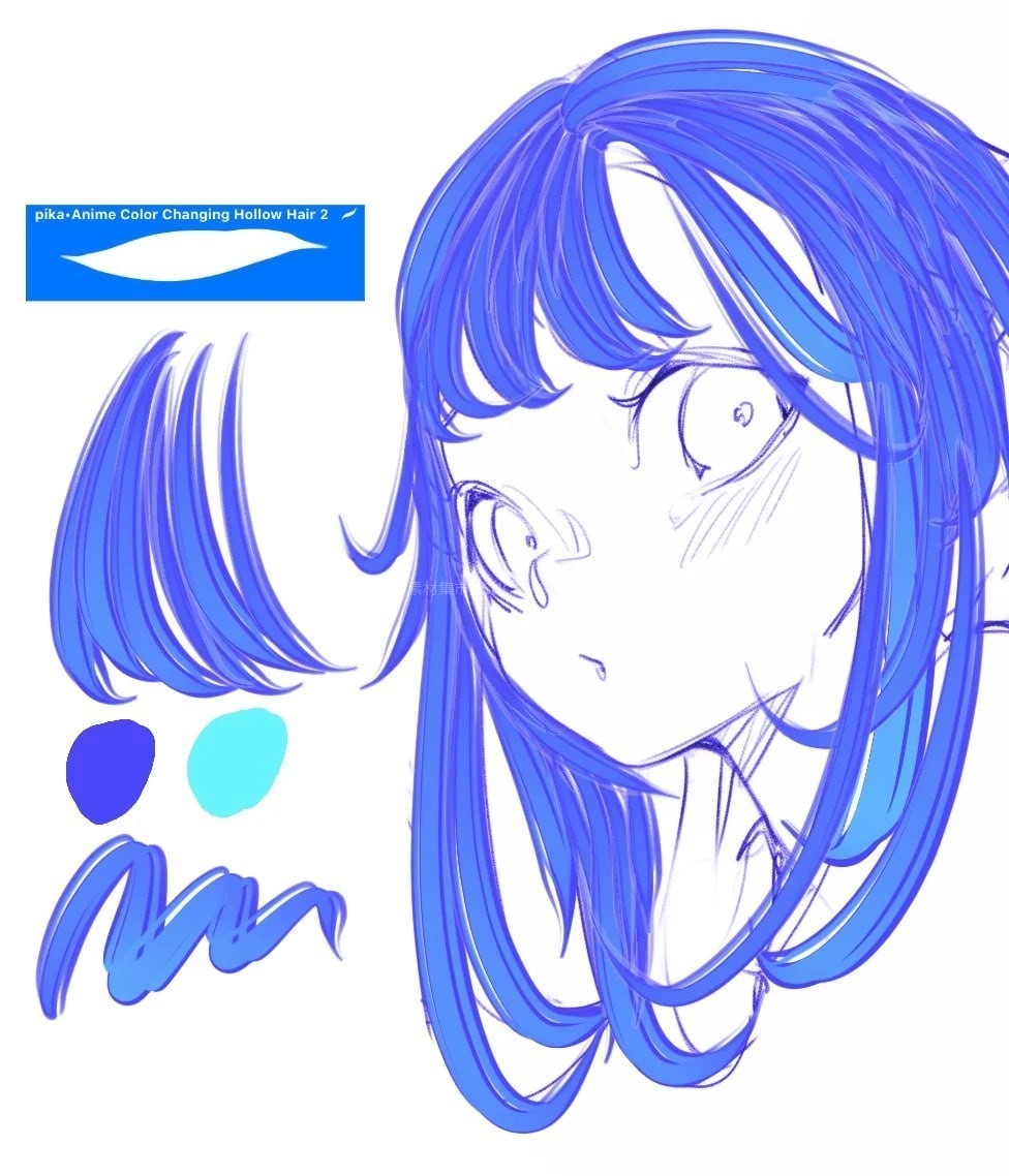 Procreate������˿������ˢ