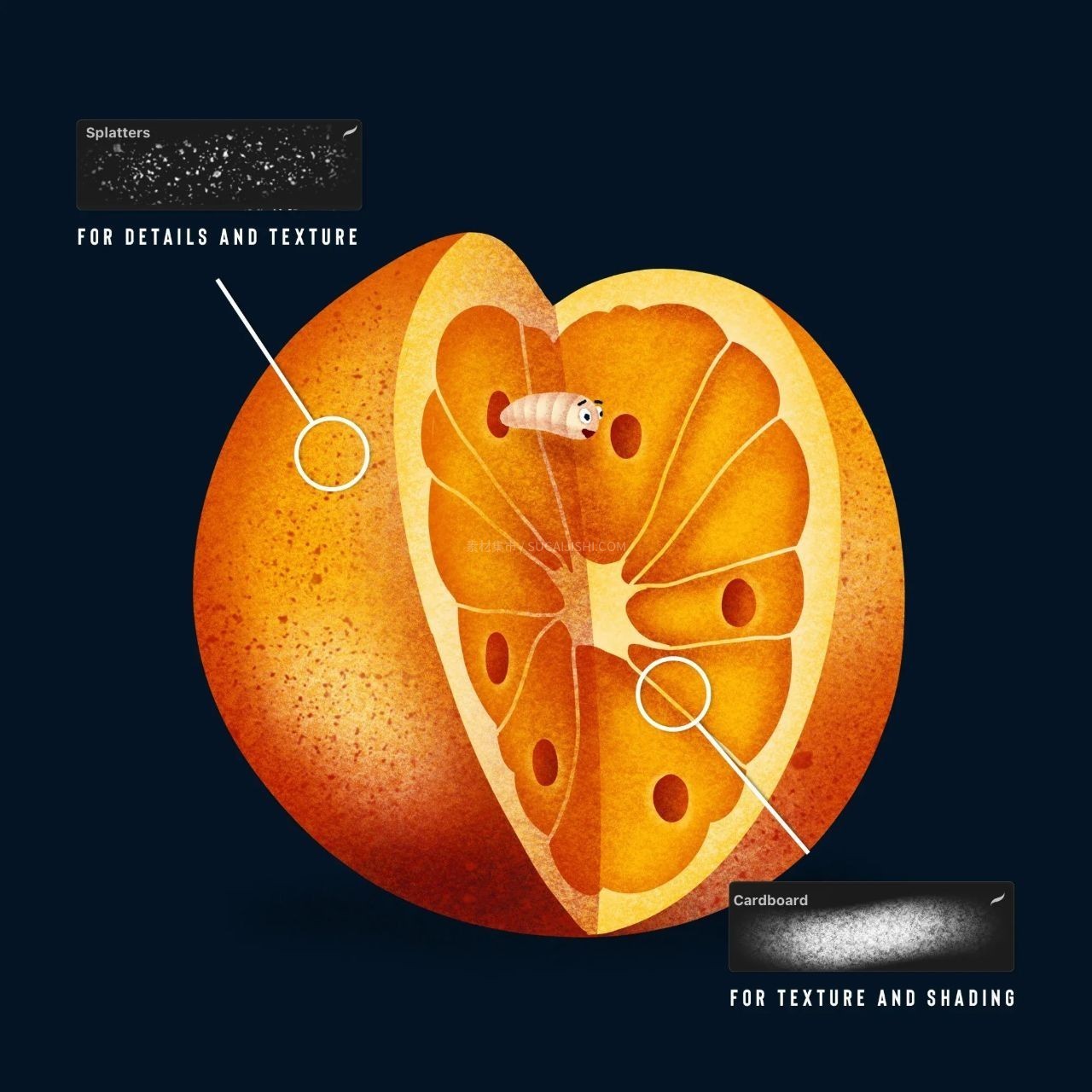 20+Procreate��������Ӱ���ɱ�ˢ