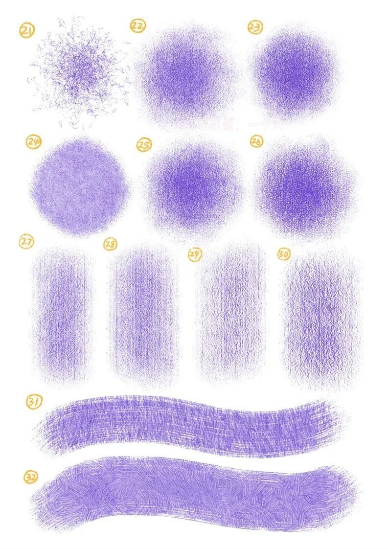 30+��׾�廭����Ǧ������PS��Procreate��ˢ