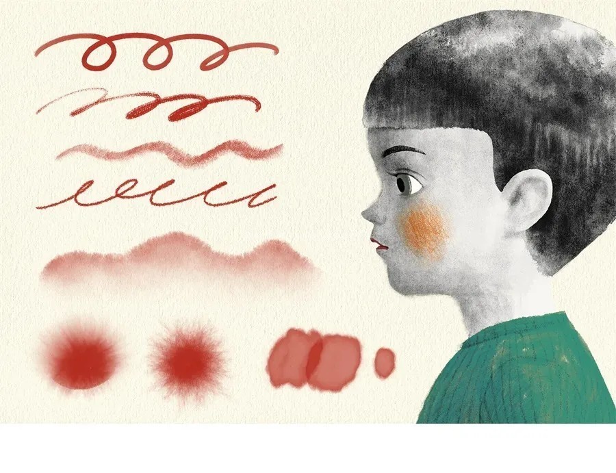 16֧����ˮ�ʼ�����ˢ����PS+Procreate��