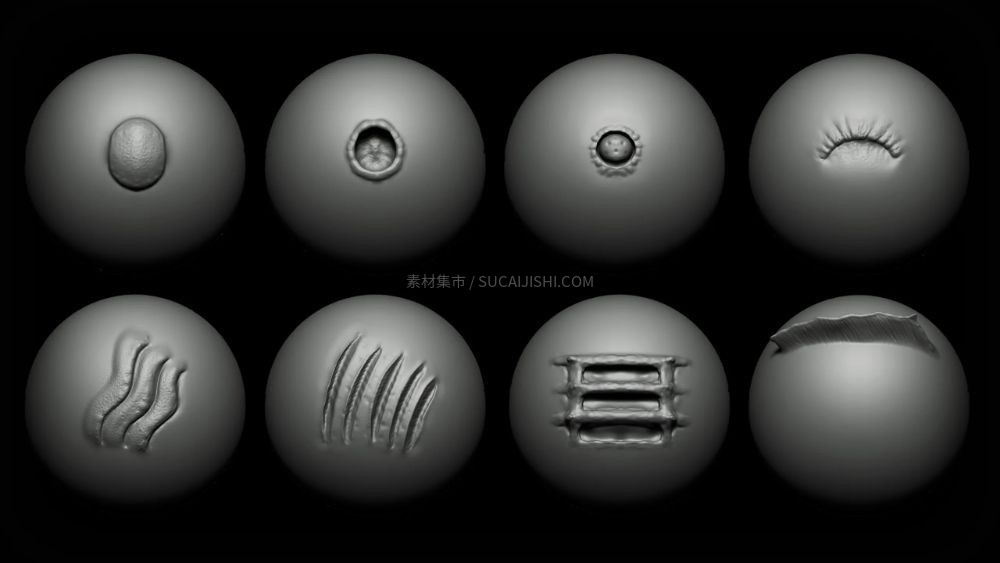 ZBrush / Blender ����ˮ��������VDM��ˢ