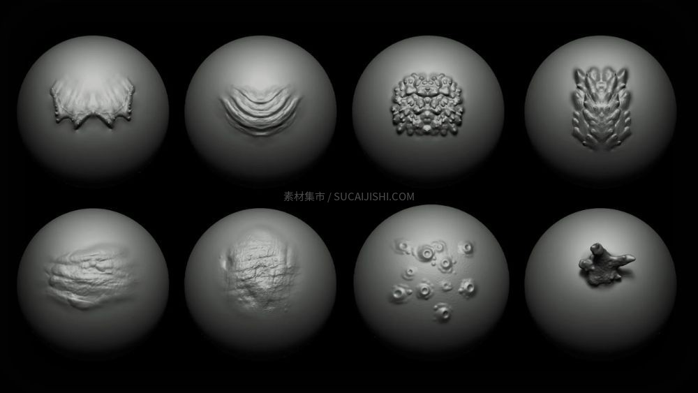 ZBrush / Blender ����ˮ��������VDM��ˢ