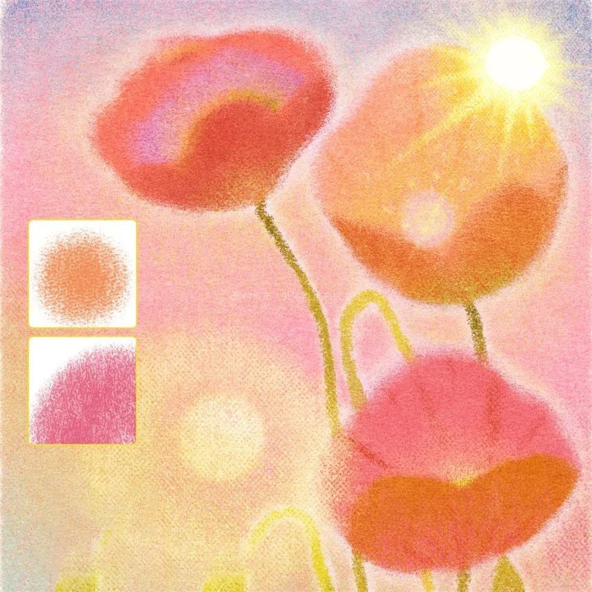 27֧ɫ���ֻ�����PS+Procreate��ˢ