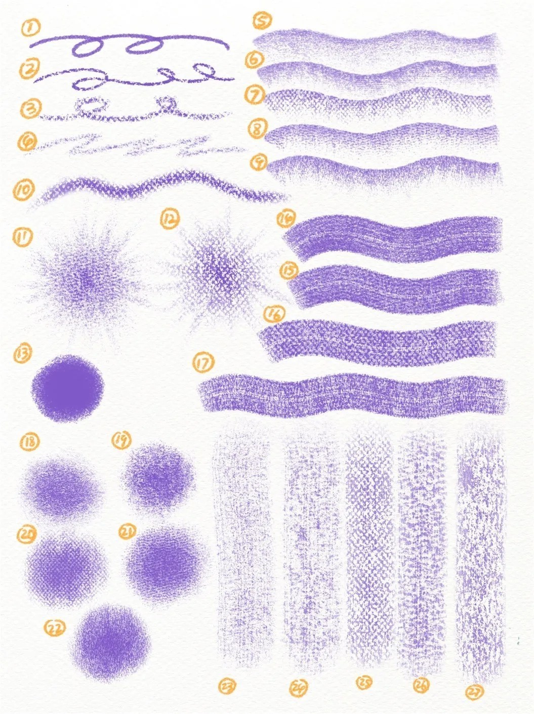 27֧ɫ���ֻ�����PS+Procreate��ˢ