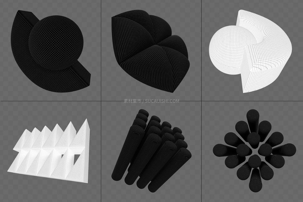 390+�߼����������3Dͼ���ز�PNG