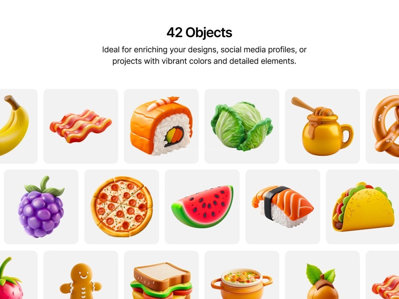 42öʳ��ˮ��3Dͼ�� (Figma & PNG)