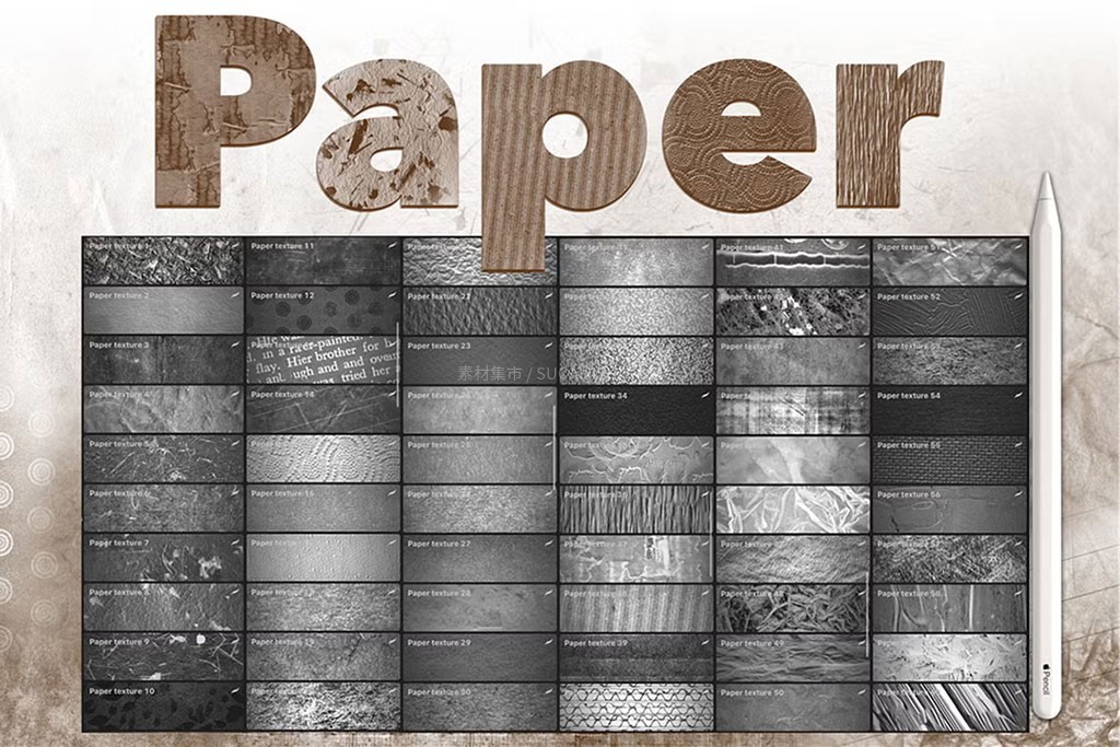 60��Procreate����ֽ��������ˢ