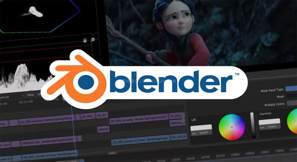 Blender����Դ�����Ρ�������ε߸�3D��ҵ��׼