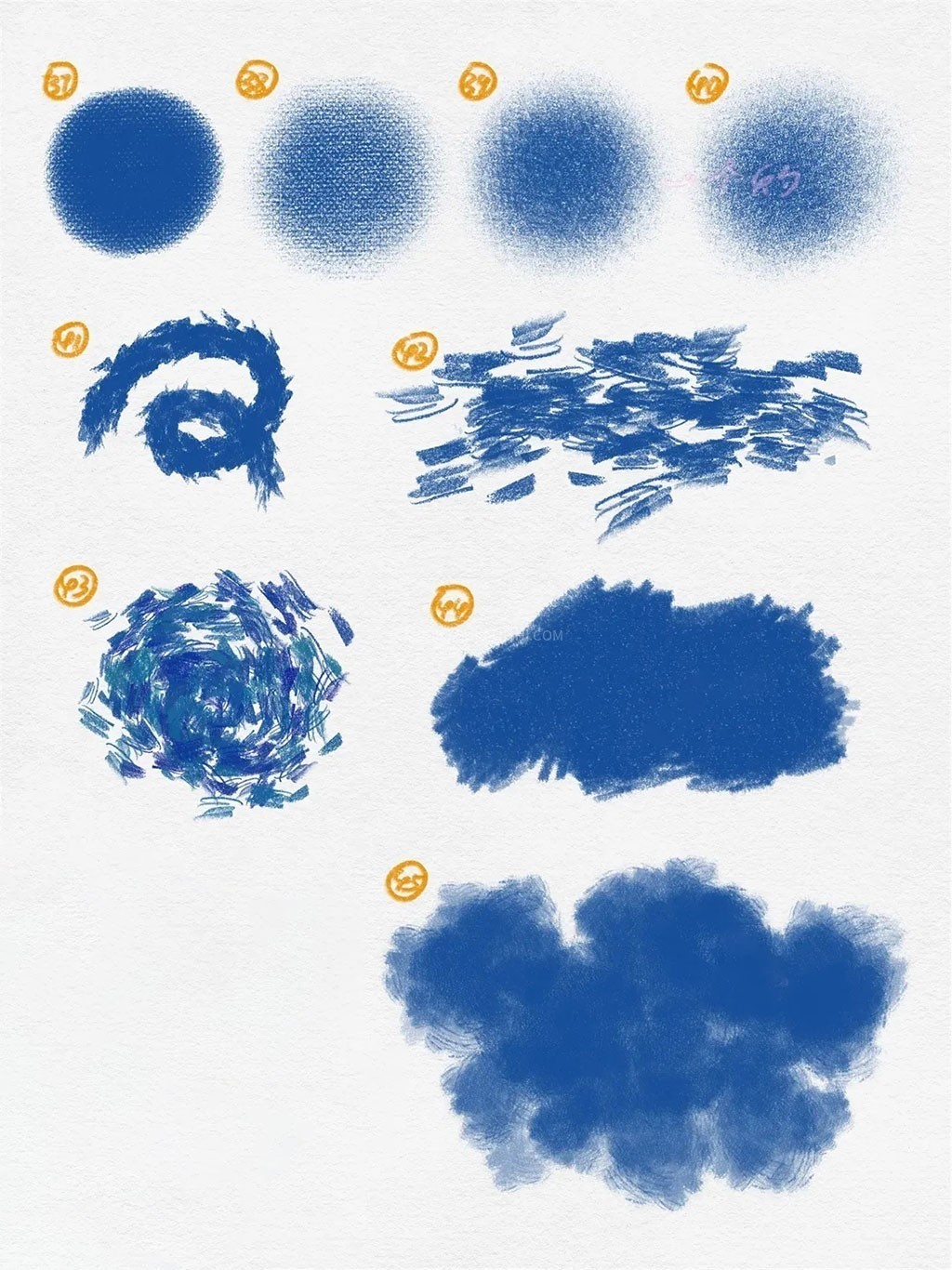 40+��������дPS+Procreate��ˢ