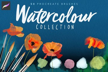 50֧Procreate��ʵ�д�ʦ��ˮ�ʱ�ˢ��װ