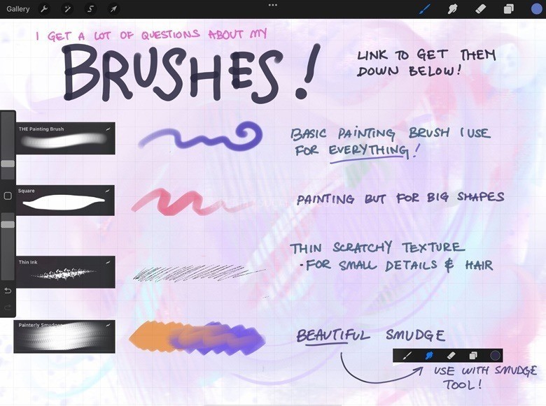 Procreate��Ϸԭ����Ϳ��ˢ