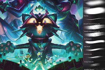 Procreate��Ϸԭ����Ϳ��ˢ