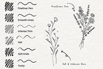 Procreate��˿����ϸ���߱�ˢ