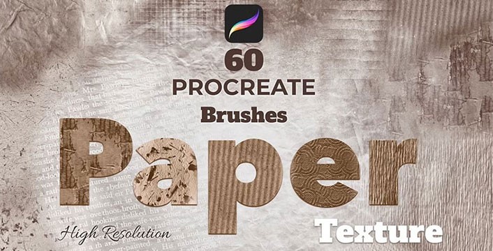 60��Procreate����ֽ��������ˢ