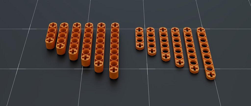 Blender工业级积木3D模型套件