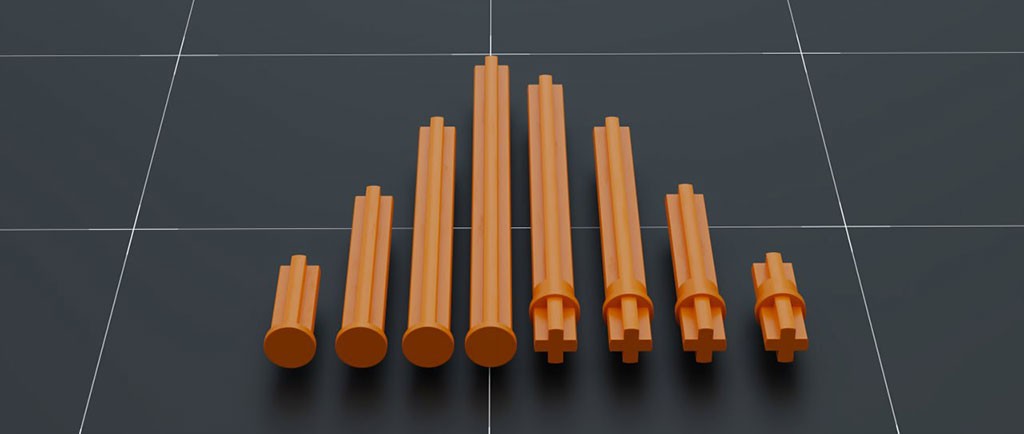 Blender工业级积木3D模型套件
