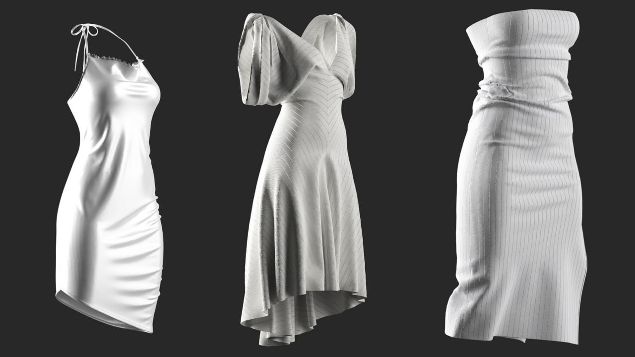 22款高品质女装 Marvelous Designer