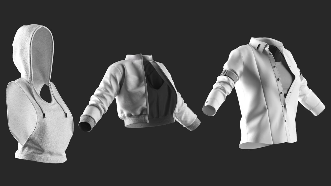 22款高品质女装 Marvelous Designer