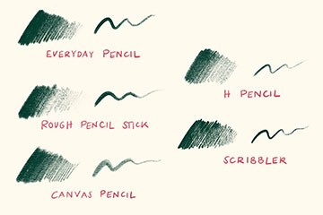 Procreate�ճ��ֻ�Ǧ�ʱ�ˢ