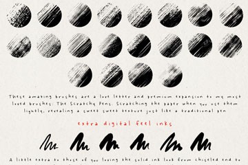 6֧Procreate����ˮī��ˢ