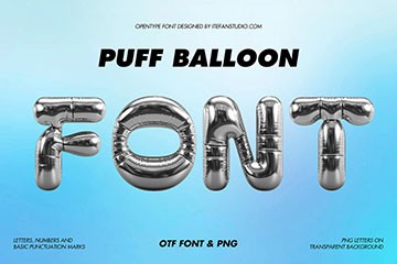 Puff Balloon 3D���������ʸ�λͼ����