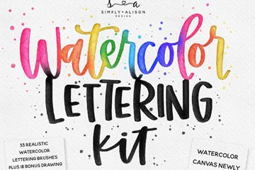 30+Procreate�߼�ˮ����д��ˢ