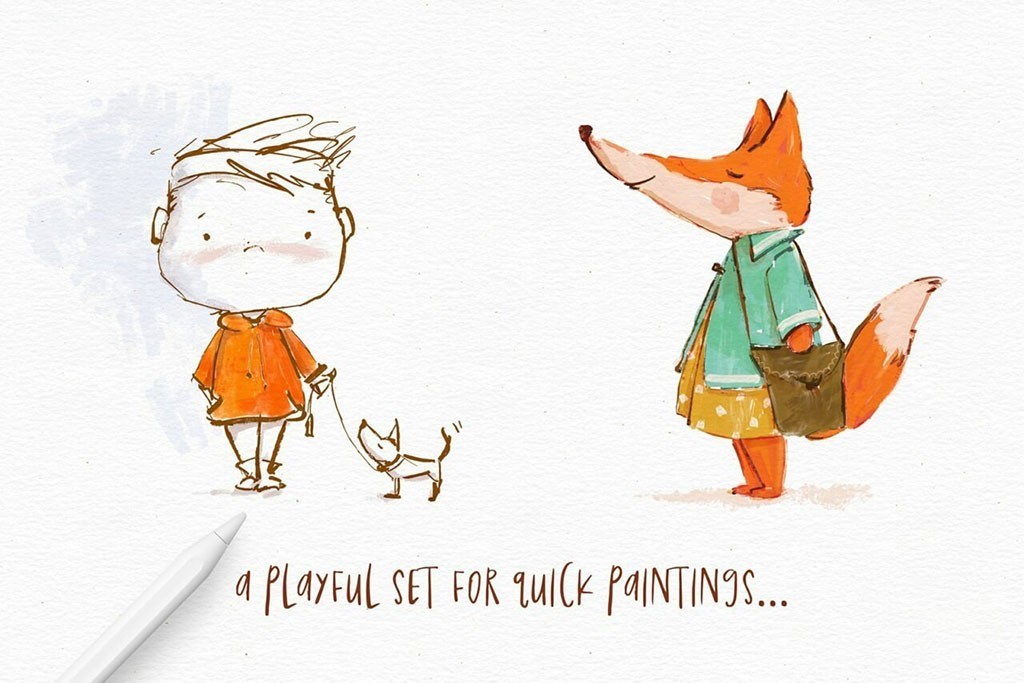 Procreate����ϵ��ͯ�汾��ˢ��װ