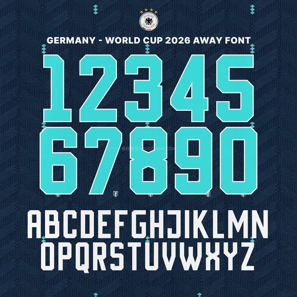 2026世界杯德国队客场球衣字体