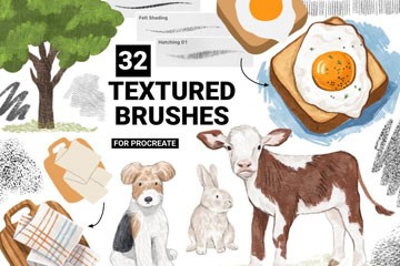 ProcreateƽͿ�в�Ǧ������ˢ