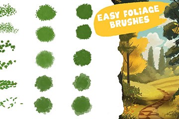 Procreate����ϵ�汾�羰��ˢ