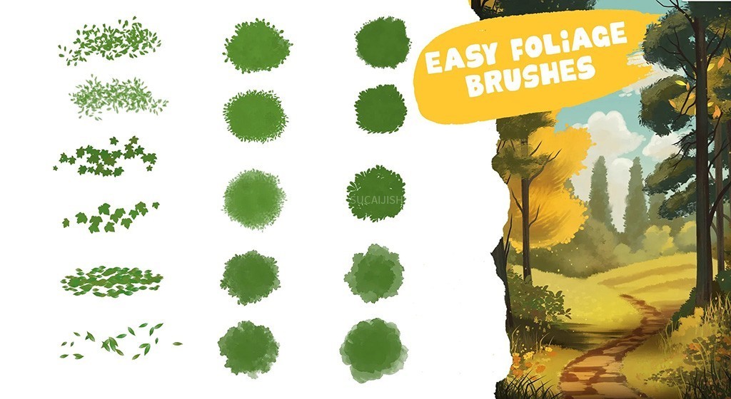 Procreate����ϵ�汾�羰��ˢ