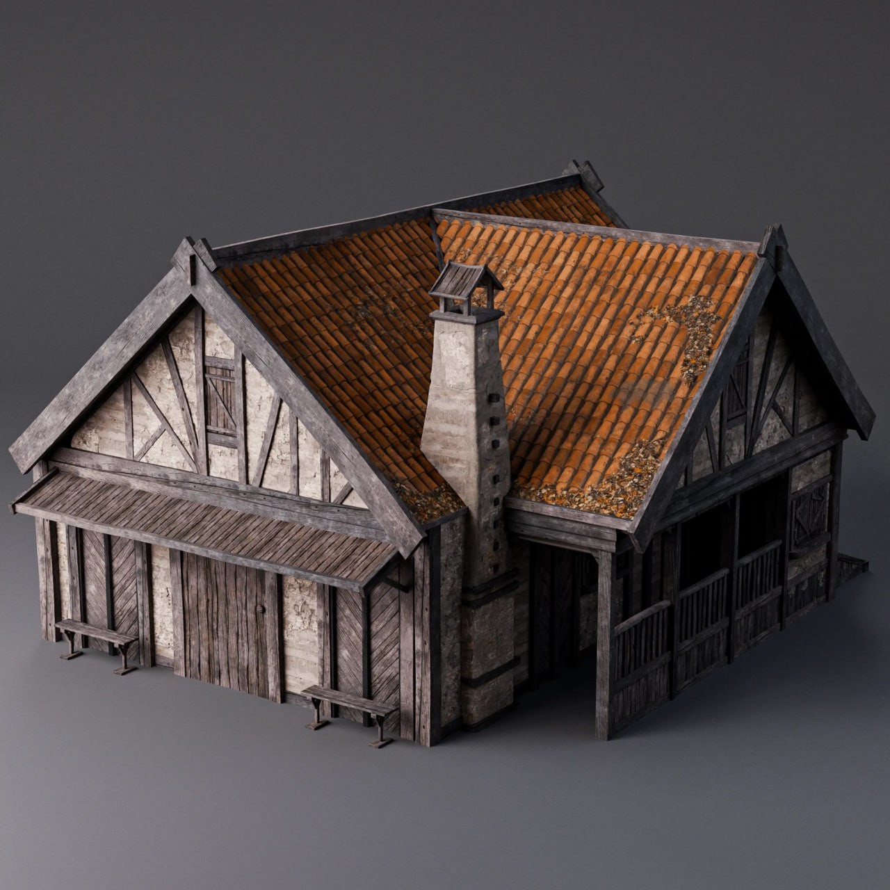 37款全风格3D建筑场景模型合集