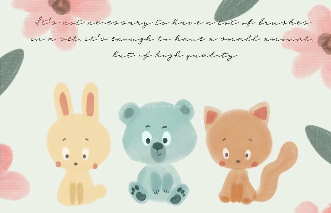 Procreate�汾��ˮ�ʲ廭��ˢ