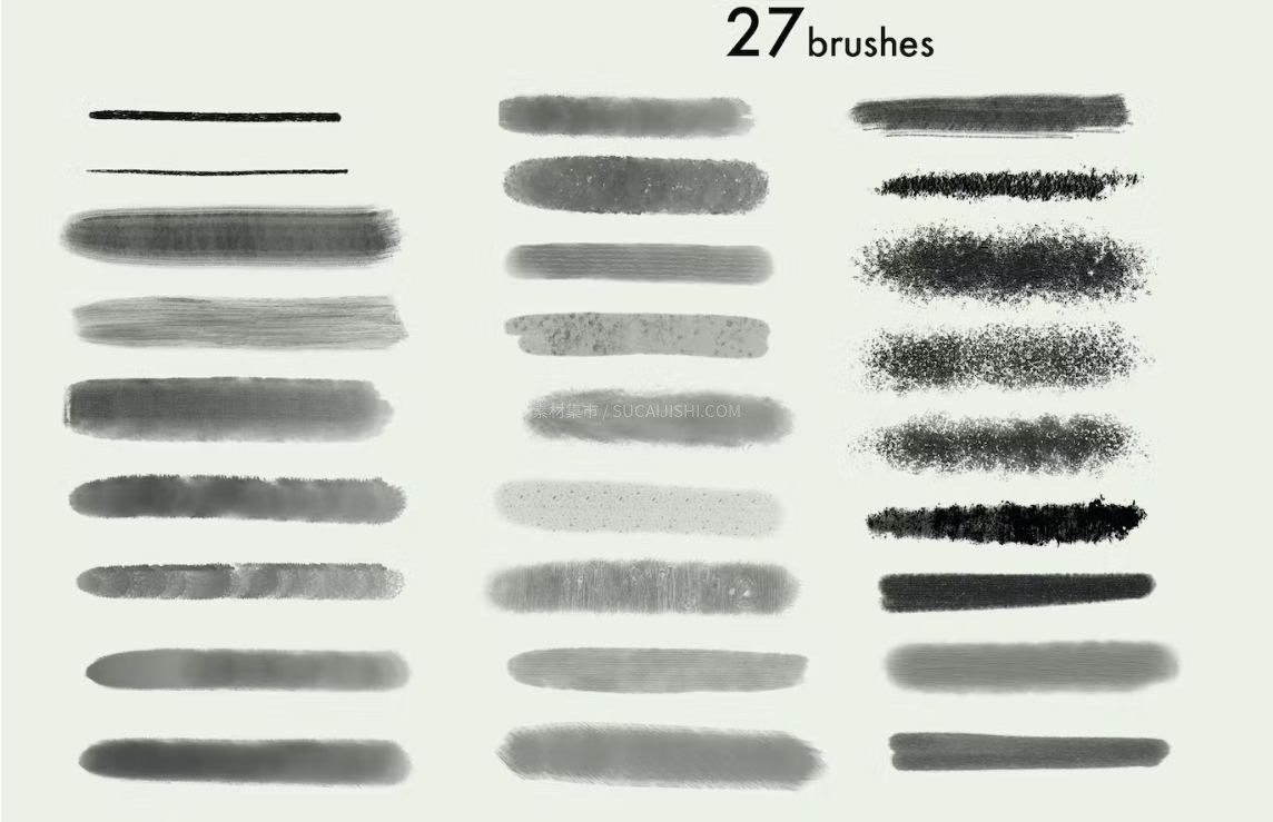 Procreate�汾��ˮ�ʲ廭��ˢ