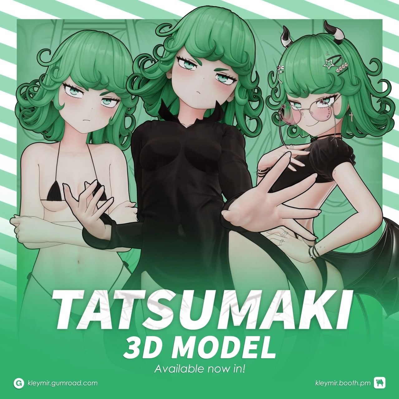 二次元女主模3D模型