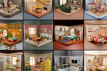 �Ⱦ����ڿռ�3Dģ�� (����/����/����/���ȹ�)