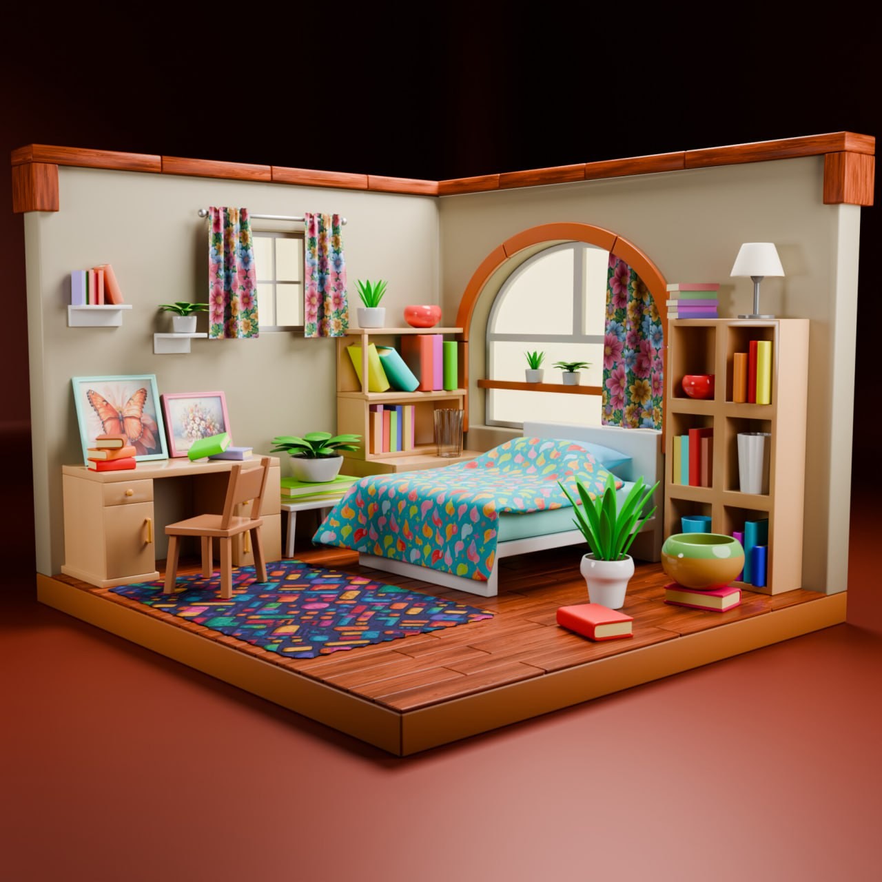 �Ⱦ����ڿռ�3Dģ��