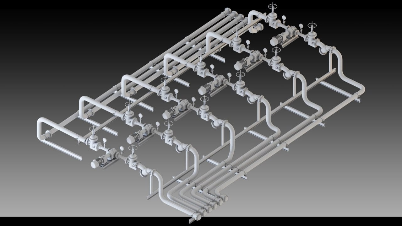 3D管道模型