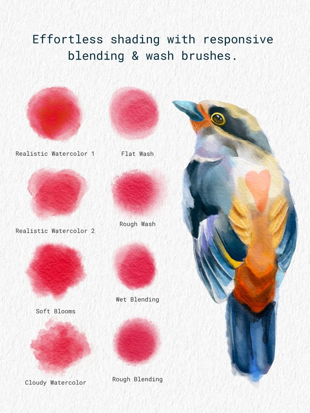 30֧�߼�Procreate��ʵˮ��Ч����ˢ