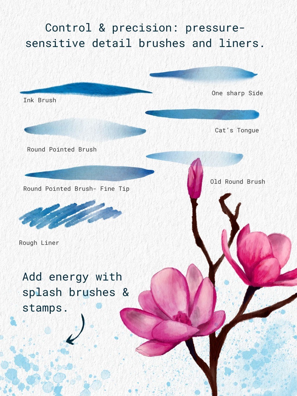 30֧�߼�Procreate��ʵˮ��Ч����ˢ