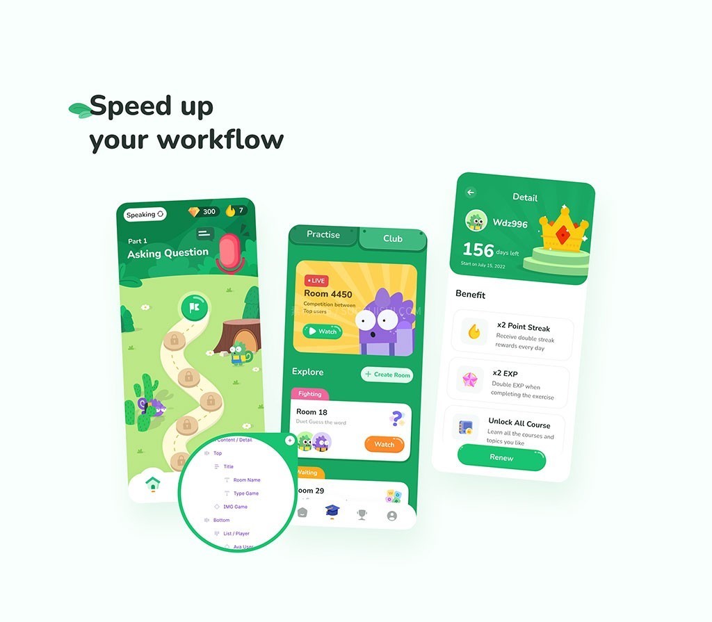 Pidu - Ӣ��ѧϰAPP UI�׼�