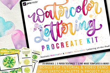 Procreate��ʵˮ�������д��ˢ