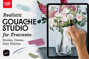 Procreateдʵˮ�۹����ұ�ˢ��װ
