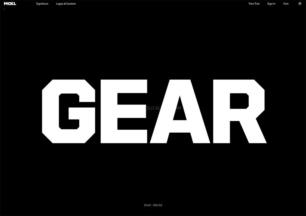 Gear SuperFamily 高性能字体家族