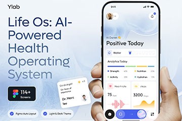 Life OS ȫ�潡����ҽ�Ʊ��� APP UI �׼�