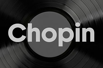 Chopin现代高级感几何无衬线字体