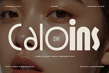 Dh Caloins 高端优雅可变英文字体家族